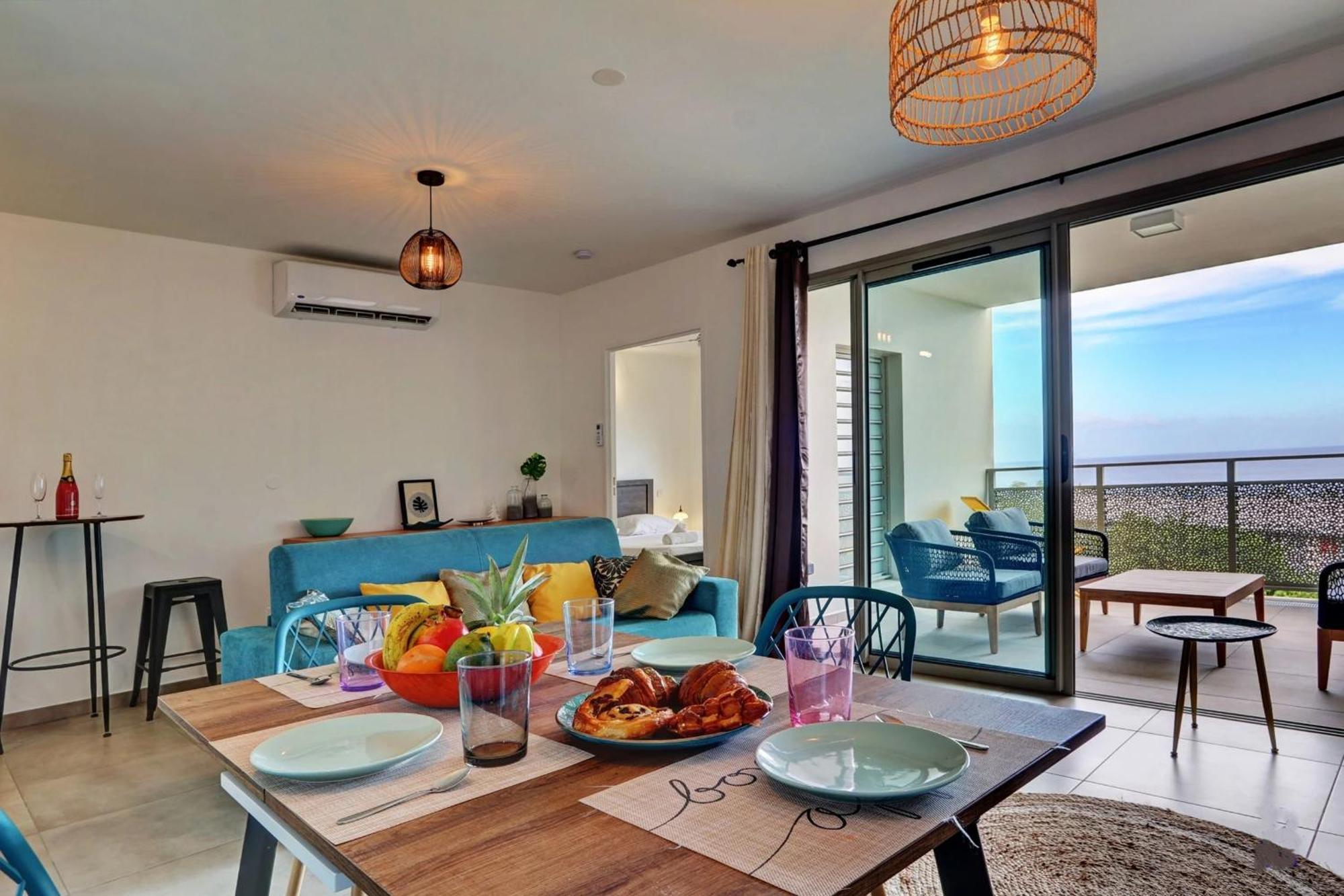 Appart Lumineux Vue Mer Leu Emra Saint-Leu Ngoại thất bức ảnh